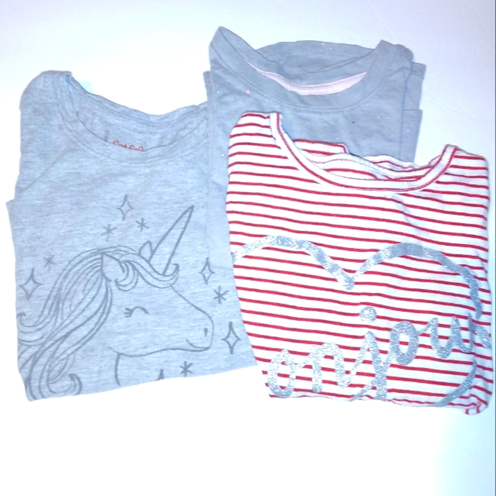 3 Piece Girls Shirt Lot Toddler